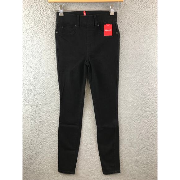 New Spanx Size XS Black  Ankle Skinny Jegging Jeans - Picture 1 of 10